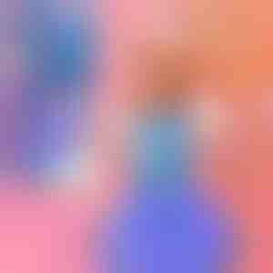 Spīdīgi svārki ar LED gaismiņām PRINCESS