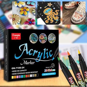 12 gabalu akrila marķieru komplekts | ACRYLICPENS