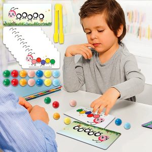 Krāsu spēles ar pērlītēm | CATERPILLARI