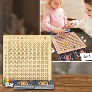 Koka galda spēle ar reizināšanu | FUNMATH