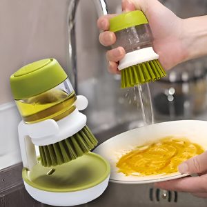 Tīrīšanas birste ar dozatoru un statīvu | BRUSKICA