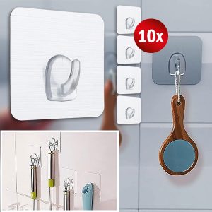 Caurspīdīgi sienas āķi | STICKYHOOKS