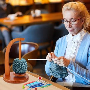 Koka magnētiskais diegu turētājs | KNITKARCA