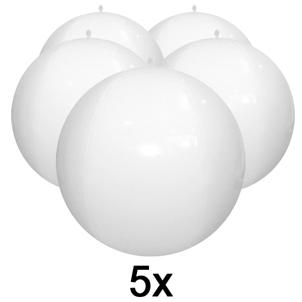 5x Piepūšamās peldošās baseina gaismas | POOLGLO