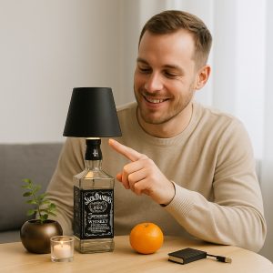 Pudeļu lampa, kas pārveido jebkuru telpu | BOTLAMPI