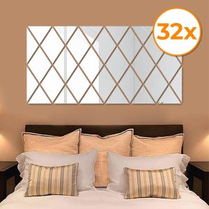 Spoguļu sienas uzlīmes (32 gab.) | WALLGEM