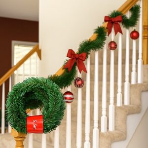 Ziemassvētku mākslīgā priežu virtene (5,5 m) | HOLIPINE