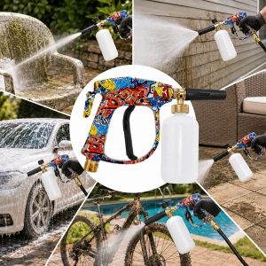 Augstspiediena mazgātāja smidzināšanas pistole - 5 sprauslas | WASHGUN