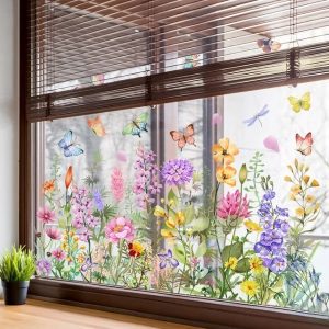 Košs ziedu loga uzlīmes dizains | FLORASTIK